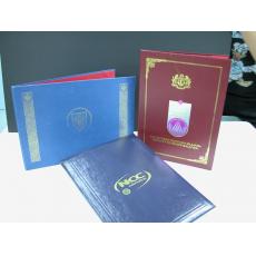Folder with sponge