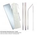 ECO Stainless Steel Straw Set 2
