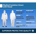 **READY STOCK** MEDICAL ISOLATION GOWN WITH HOOD